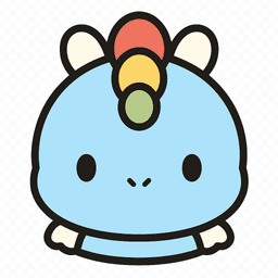 Thistle — sky dragon plushie, front-facing avatar